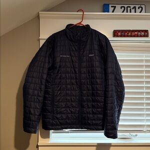 Patagonia Navy Quilted Nanopuff Jacket - Men's